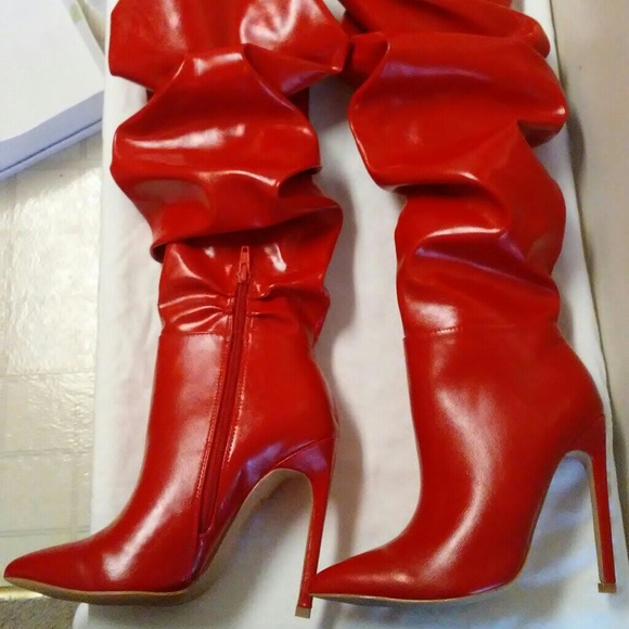 sexy red booties
